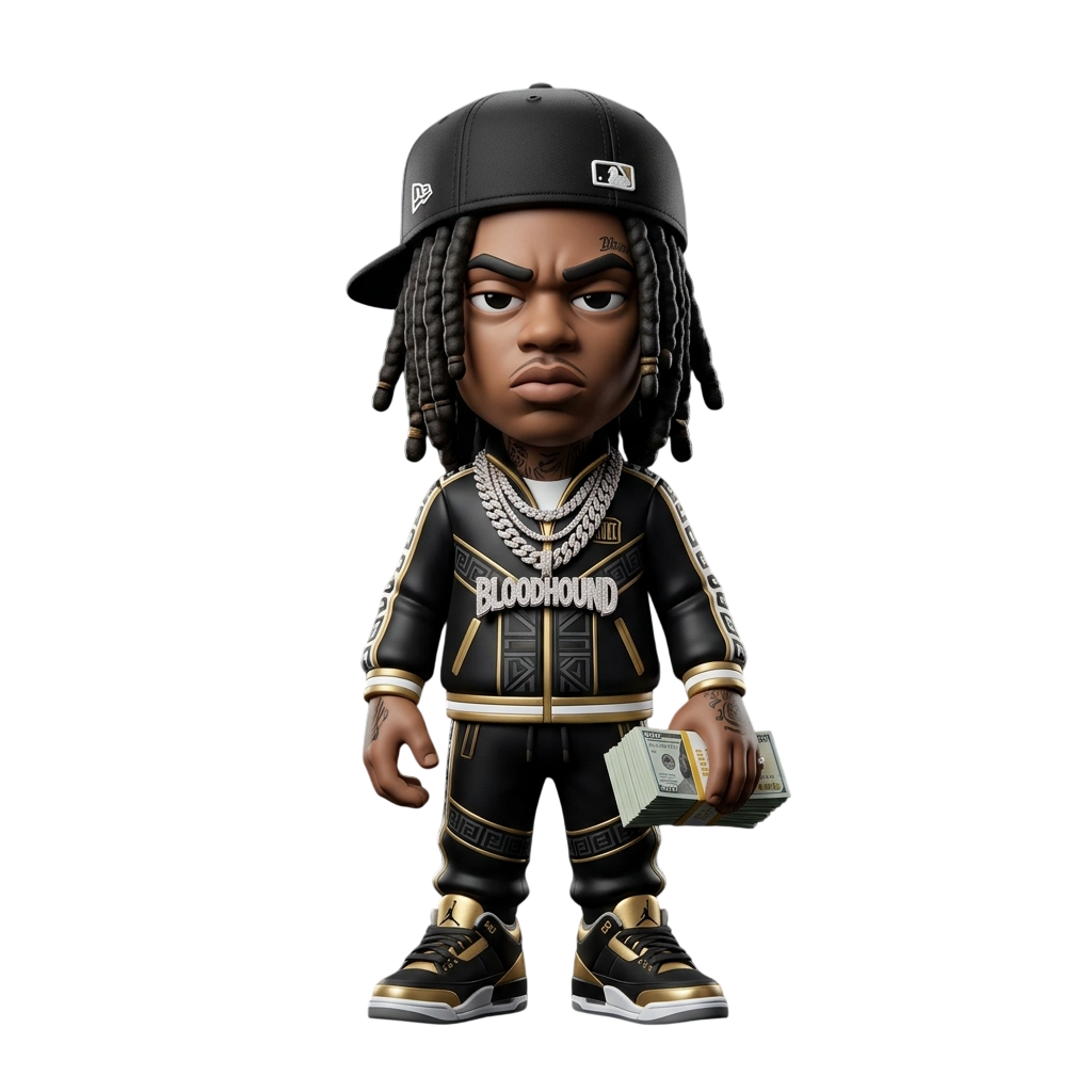 Mô hình rapper BLOODHOUND LIL JEFF - Hải Phúc Shop